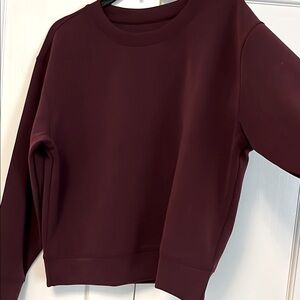 Sandwashed pullover sweatshirt